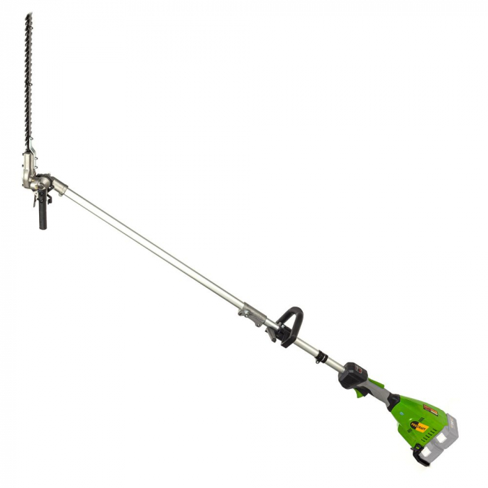 Trimmer (motocositoare) pe acumulator ProCraft PTA20/2, 2x20V/4Ah, Accesoriu fierastrau, gard viu, adaptor pentru cosit iarba [3]