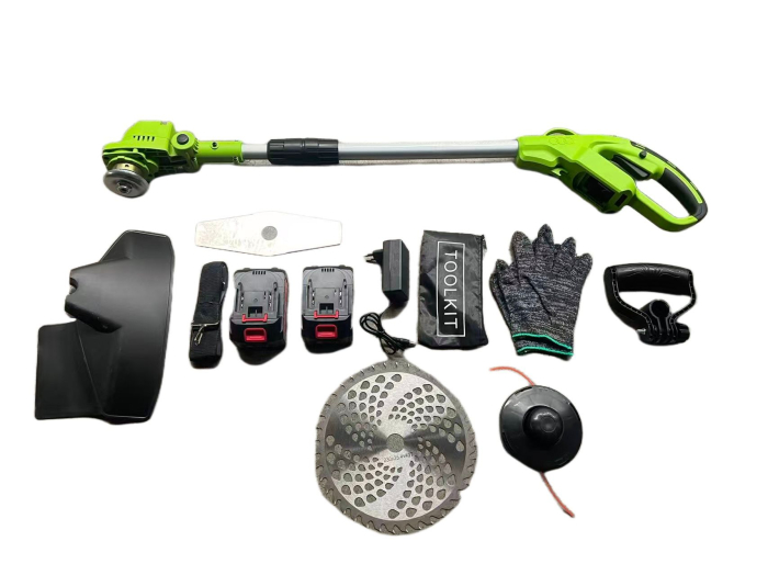Trimmer electric pe acumulator Altai, 48V, 2 acumulatori 6000mAh, brat telescopic 90-125 cm, diametru taiere 300mm, Accesorii incluse [3]