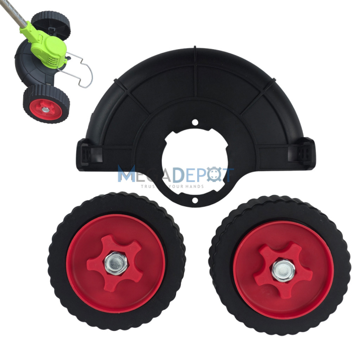 Trimmer electric pe acumulator Nowa, 48V, 2 acumulatori 6000mAh, brat telescopic 90-125 cm, diametru taiere 300 mm, 12 componente [3]