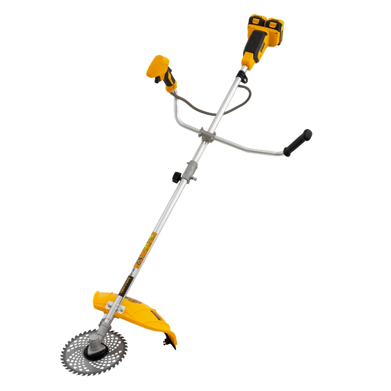 Trimmer pe acumulatori Rotor 2x20V 3Ah, 850W, 8000RPM, Accesorii incluse