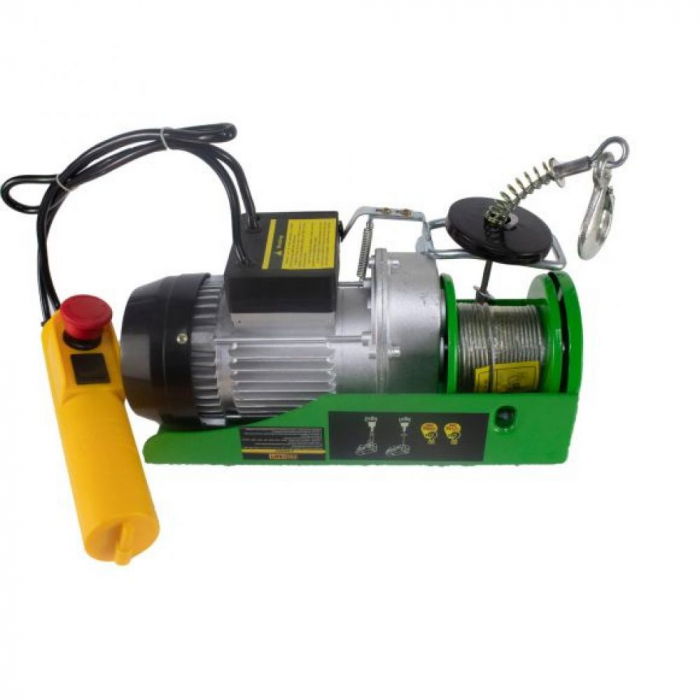 Troliu electric (macara electrica) ProCraft TP250, 510W, 12m cablu, Kit montare, Greutate 250kg [5]