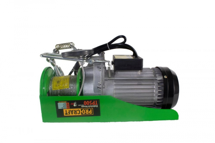 Troliu electric (macara electrica) ProCraft TP500, 500W, Sarcina nominala 500kg [3]