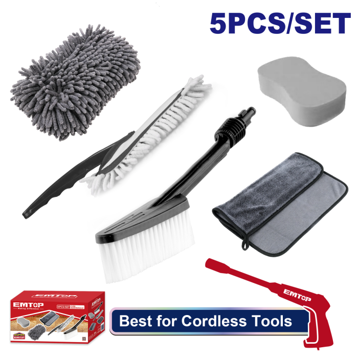 Trusa de accesorii curatenie, compatibila cu ELPW4055061, 5 buc - EMGF0015, EMTOP