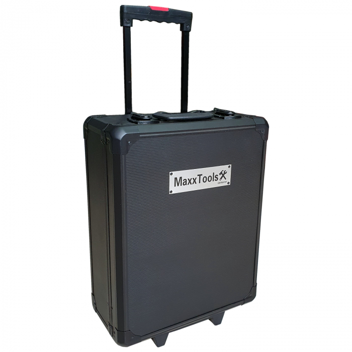 Trusa de scule, Profesionala, 386 piese, MaxxTools + Troler Transport [3]