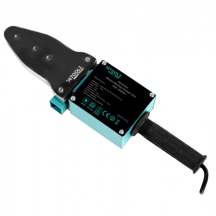 Trusa pentru sudat tevi Detoolz PPR2000W, DZ-EI104 [3]