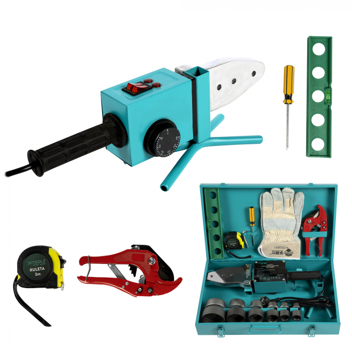 Trusa pentru sudat tevi Detoolz PPR2000W, DZ-EI104 [7]