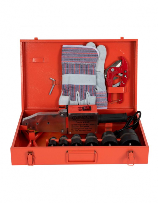 Trusa pentru sudat tevi PPR Craft-Tec MX561, 1600-2400W [2]