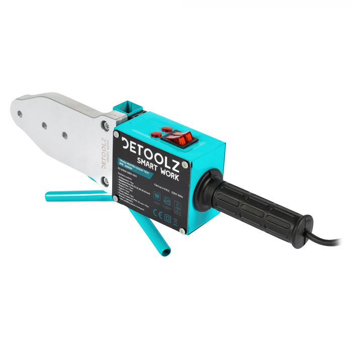 Trusa pentru sudat tevi PPR Detoolz DZ-EI104-S001-G02, 2000W, 20-63mm, 0-300℃ [5]