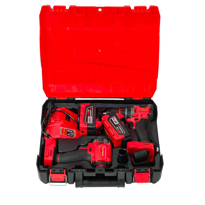 Trusă scule electrice DDT Pro’EKCO M88 FUEL – BRUSHLESS, 2 acumulatori 5.0Ah, incarcator si valiza de transport [2]