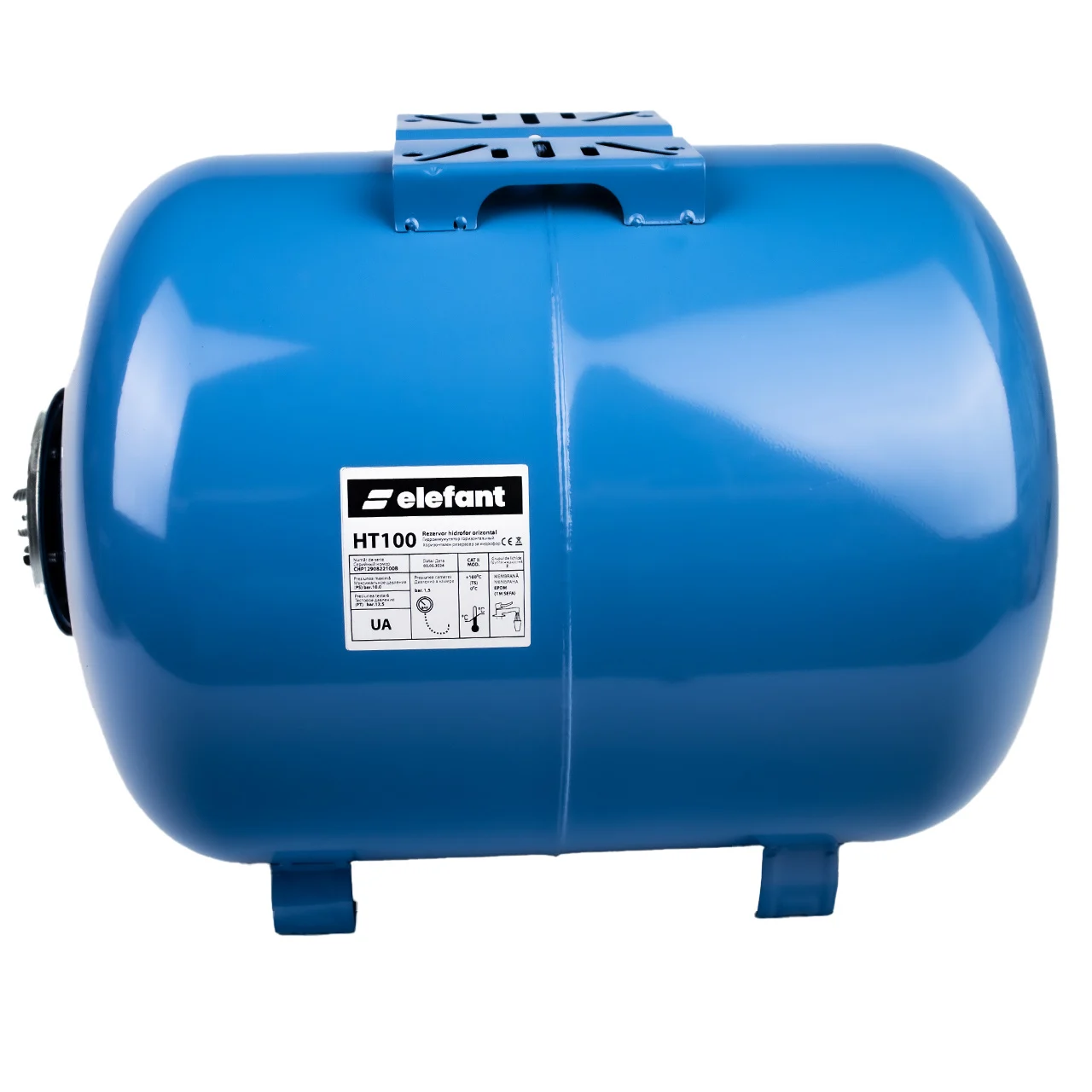 Vas de expansiune Elefant, Capacitate 100L, Orizontal [2]