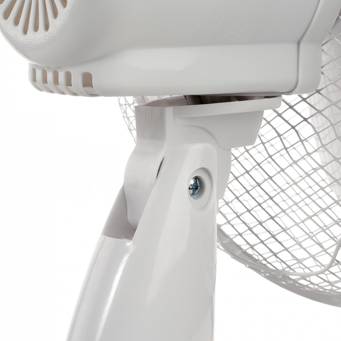 Ventilator de birou Bohm 12", 40W, 3 viteze, cablu 1.5m, Alb [7]
