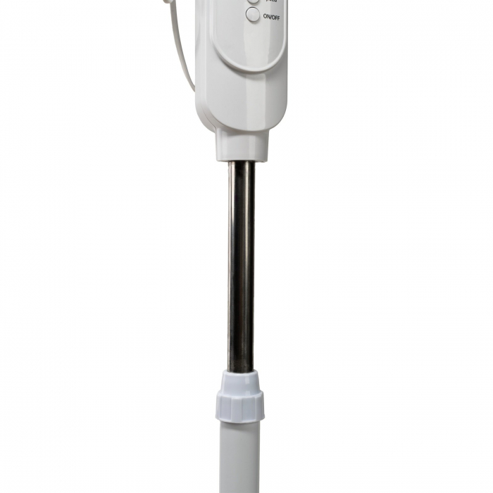 Ventilator de podea Bohm 16", 45W, 3 viteze, Inaltime reglabila 125cm, Ecran LED, Telecomanda, Functie de oscilatie 75°, Alb [3]