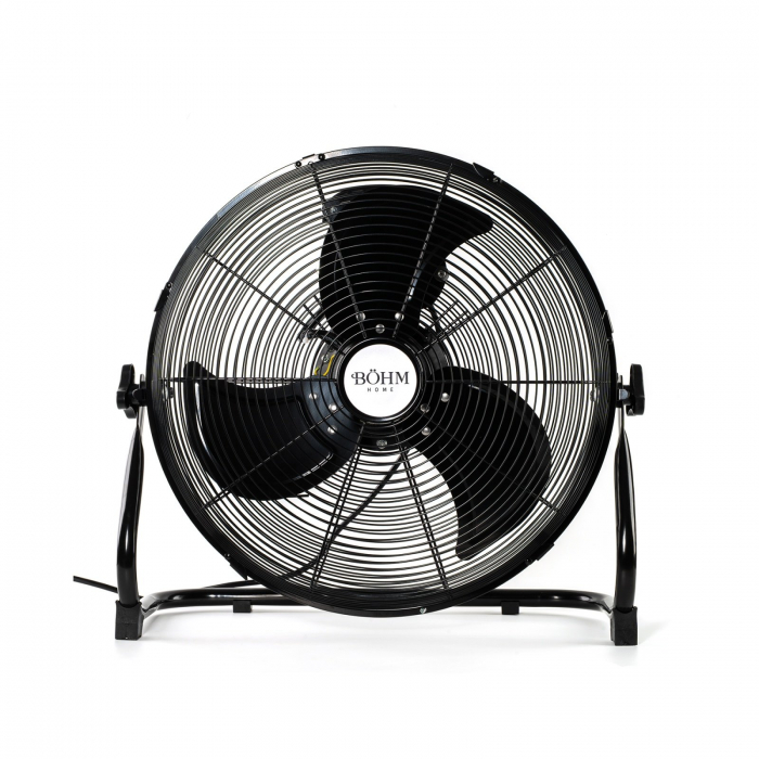Ventilator de podea Bohm 16", 90W, 3 viteze, Unghi de inclinare reglabil, Negru [3]