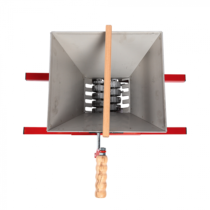 Zdrobitor manual de fructe cu role si cuva Inox Micul Fermier GF-2189, Cuva 7L [3]