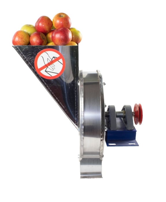 Zdrobitor manual Vinita, Inox, >14kg la 60 rotatii, Capacitate 6L , Fulie atasare motor [2]