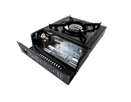 Aragaz portabil pentru camping Happy Home, 1 ochi, 1600W [2]