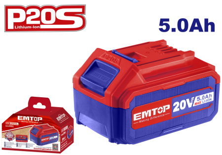 1 x Acumulator 5.0AH litiu-ion, universal compatibila cu produsele P20S - EBPK2003, EMTOP [0]