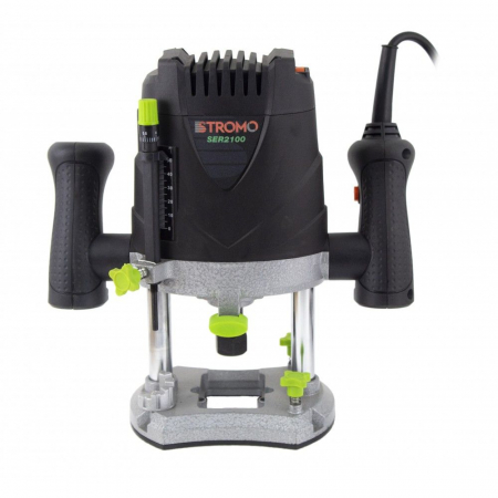 Masina frezat electrica STROMO SER2100, router lemn, 1200W, 30000 rpm + set accesorii [1]