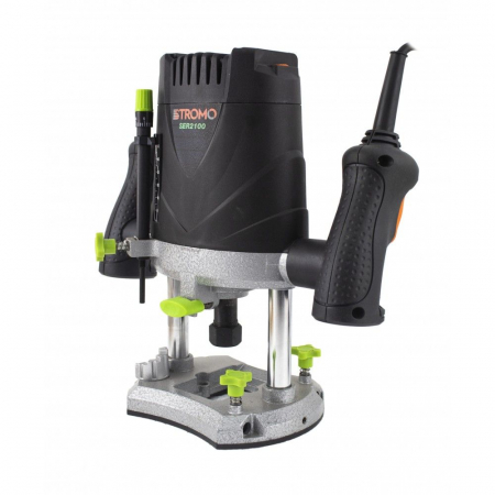 Masina frezat electrica STROMO SER2100, router lemn, 1200W, 30000 rpm + set accesorii [0]