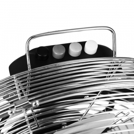 Ventilator pentru podea/birou Hausberg HB-5900, 90W, 3 viteze, Argintiu [1]