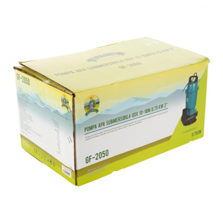 Pompa apa submersibila, Micul Fermier, QDX10-18M 0.75KW 2, 750w, 167l/min, bobinaj cupru [2]