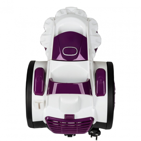 Aspirator fara sac Hausberg HB-2010MV, 900W,  Capacitate 3L, filtru HEPA, Alb/Mov [1]