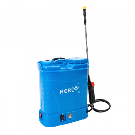 Pompa de stropit cu acumulator 12L, HERLY, Albastra [1]