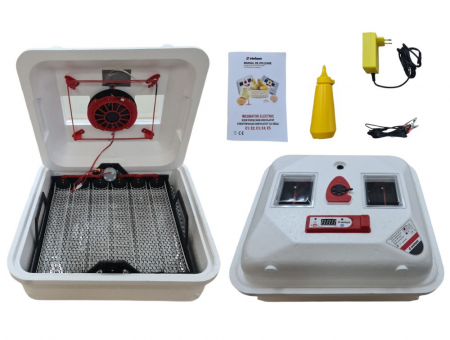 Incubator oua ELEFANT E4, 50W, 220V/12V, 30-40C, Senzor umiditate, Intoarcere automata [2]