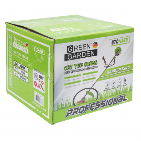 Motocoasa Profesionala GreenGarden GTC 4350,  6 cp, 4 tipuri de taiere [11]