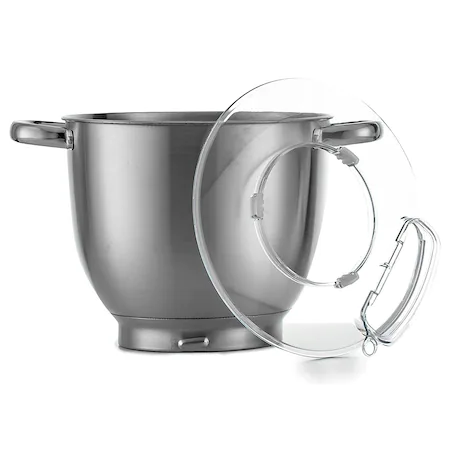 Mixer cu bol Voltz V51115A, 2100W, 6 viteze, Bol inox 7.5L, Tel/Carlig/Paleta/Spatula, Rosu [4]