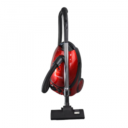Aspirator Hausberg HB-2850NG, 1600-2000W, Capacitate 3L, Negru/Rosu [3]