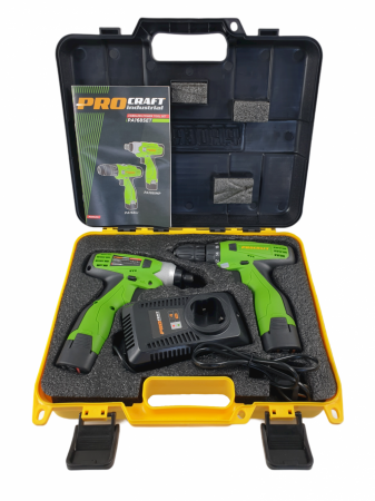 Set Autofiletanta Procraft PA168Li, cu acumulator + Pistol cheie cu impact Procraft PA168IPM, cu acumulator [2]