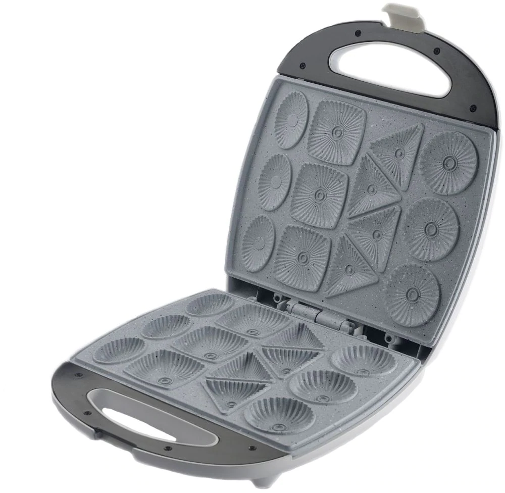 Aparat pentru biscuiti Hausberg HB-3563, 1300W, Capacitate 13 biscuiti, Alb [0]