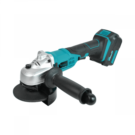 Polizoare unghiulare - Polizor unghiular Detoolz DZ-SE196, Ø115mm, 18V, 8000RPM, cu perii, fara acumulator si incarcator incluse