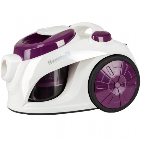 Aspirator fara sac Hausberg HB-2005MV, 700W, Capacitate 3L, Alb/Mov [0]