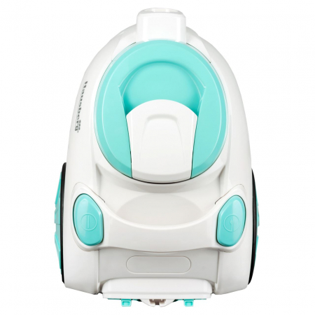 Aspirator fara sac Hausberg HB-2005VR, 700W, Capacitate 3L, Alb/Verde [3]