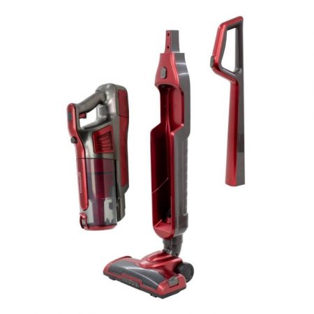 Aspirator vertical 2in1 Hausberg HB-2026RS, 120W, 2 viteze de lucru, Negru/Rosu [4]