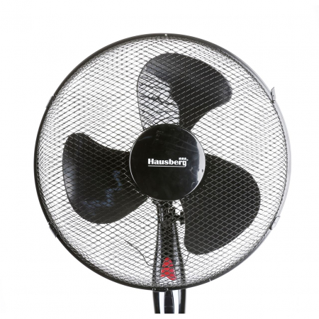 Ventilator Hausberg HB5100, 55W, 3 viteze, Oscilatie automata, 16 inch, Negru [1]