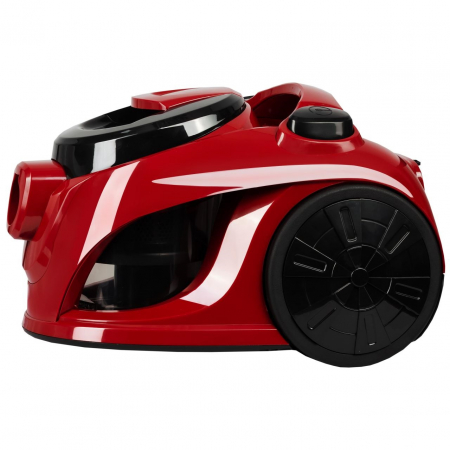 Aspirator fara sac Hausberg HB-2005RS, 700W, Capacitate 3L, Negru/ Rosu [0]