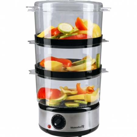 Aparat de gatit la aburi Hausberg HB-1355, 7.2L, 400W [0]