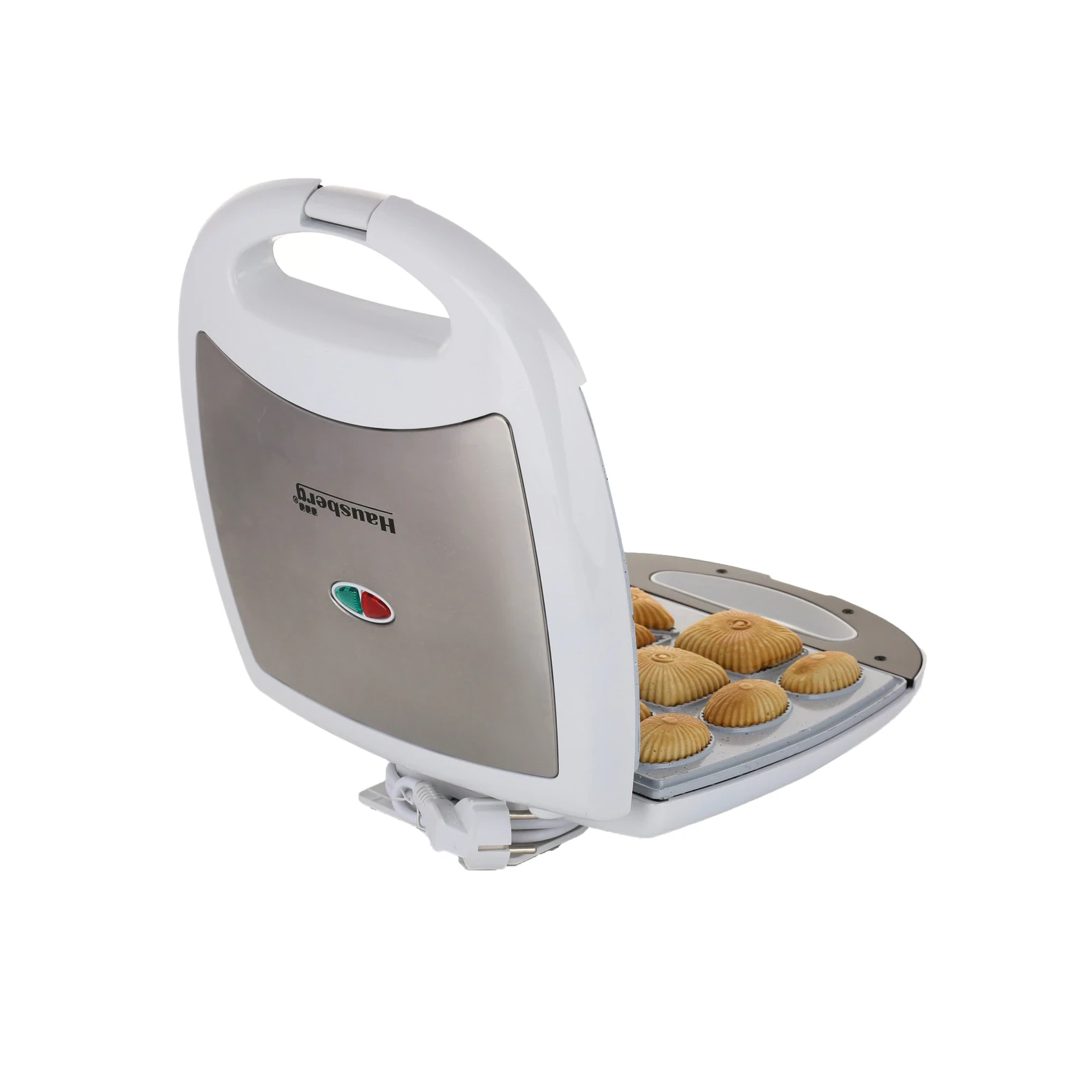 Aparat pentru biscuiti Hausberg HB-3563, 1300W, Capacitate 13 biscuiti, Alb [2]