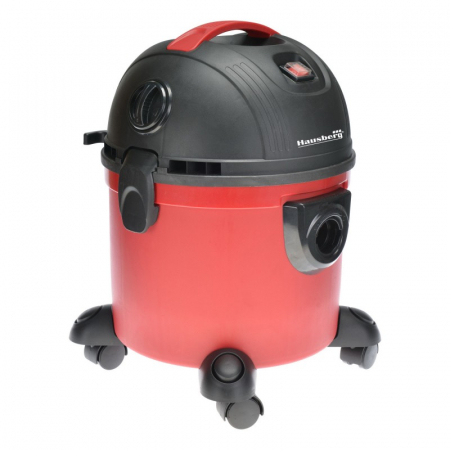 Aspirator Hausberg HB2095RZ, 1200W, Capacitate 15L, Roz/Negru, Aspirare Umeda/Uscata [0]