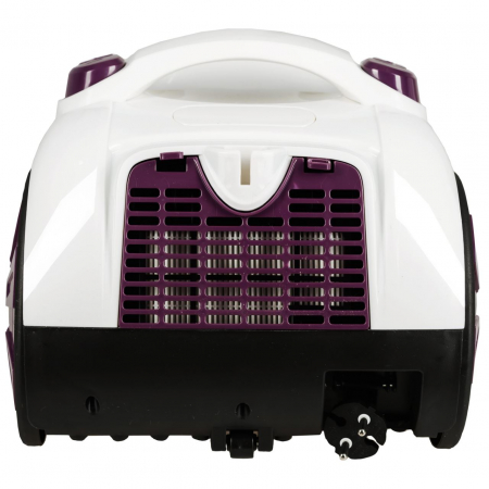 Aspirator fara sac Hausberg HB-2005MV, 700W, Capacitate 3L, Alb/Mov [2]