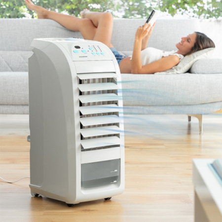 Aparat aer conditionat evaportativ portabil InnovaGood, 4.5L, telecomanda, temporizator, umidificator [9]