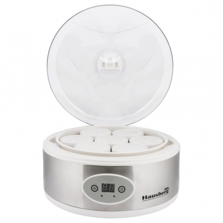 Aparat de preparat iaurt Hausberg HB-2191, 50W, Display LED, 7 Recipiente 200ml [1]