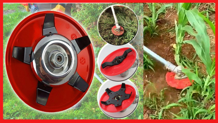 Accesoriu pentru curatat terenul de buruieni, plivit,  2 tipuri de lame, universal [3]