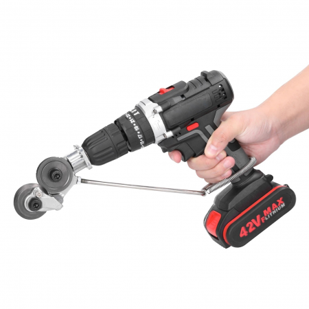Adaptor tip cutter (cu role) pentru bormasina, pentru taiat otel/aliaj/tabla [6]
