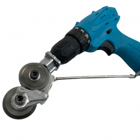 Adaptor tip cutter (cu role) pentru bormasina, pentru taiat otel/aliaj/tabla [5]
