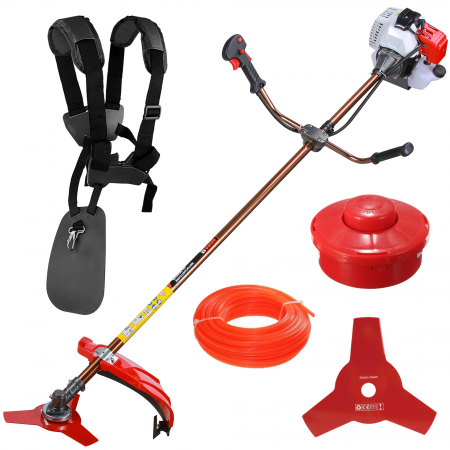 Pachet Motocoasa AKIRA Japan 8CP, Accesoriu tip fierastrau, Accesoriu tuns gard viu, accesorii incluse, Profesionala [3]