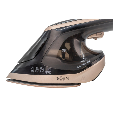Aparat de calcat cu abur 2 in 1 BOHM Home BIH-1801BG, 1800W, rezervor 180 ml, talpa ceramica [3]